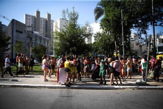 Praça Olavo Bilac, na Santa Cecília, região central