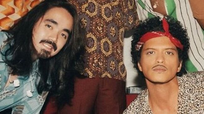 Bruno Mars e Mateus Asato, ex-guitarrista do cantor