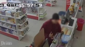 Um homem roubou uma farmácia a mão armada e levou uma caixa de medicamento tarja preta