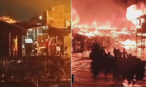 Mais de 100 casas foram destruídas