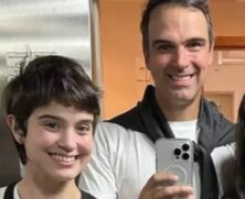Filha mais velha do apresentador Tadeu Schmidt, Valentina