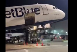 Avião mandou manobra e empinou em pista de pouso nos EUA