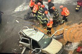 Acidente entre caminhão e veículos deixa ao menos 8 feridos na Rodovia dos Bandeirantes