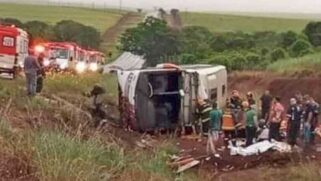O acidente ocorreu na tarde desse domingo (1&ordm;)