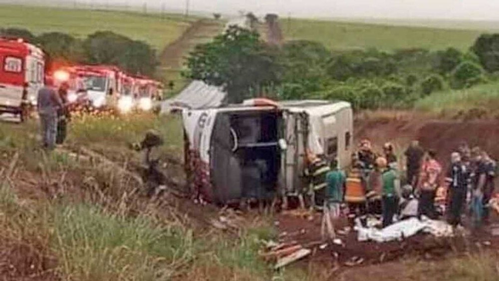 O acidente ocorreu na tarde desse domingo (1&ordm;)