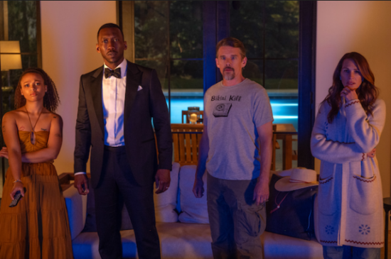 Julia Roberts, Ethan Hawke, Mahershala Ali e Myha'la Herrold em cena do filme