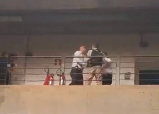 Vídeo registrou o momento em que o professor da Unicamp briga com outro aluno