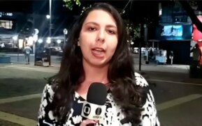 A repórter Bianca Chaboudet, da afiliada da TV Globo no Rio de Janeiro, foi assediada ao vivo durante o telejornal RJ2