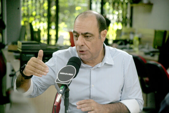 Prefeito de São Caetano do Sul, Auricchio, em entrevista ao podcast De Olho no Poder
