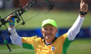 Somente hoje o Brasil, líder disparado no quadro de medalhas, subiu mais de 40 vezes ao pódio