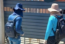 Os agentes de saúde do município estão nos bairros Nova Bandeirantes, Jardim Porungal, Jardim São José e adjacências para orientações aos munícipes sobre os riscos das doenças