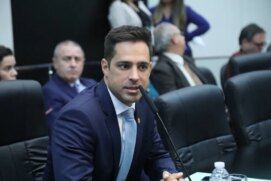 O deputado estadual Leonardo Siqueira (Novo)