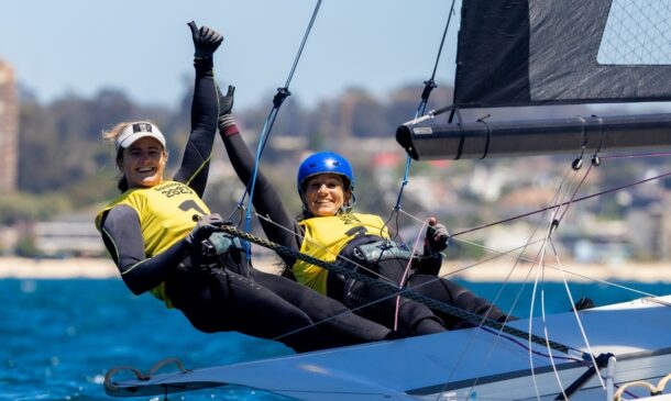 Martine Grael e Kahena Kunze garantiram o bicampeonato pan-americano na classe 49er FX