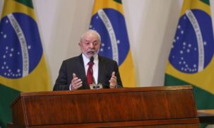A declaração foi dada no Palácio Itamaraty, em Brasília