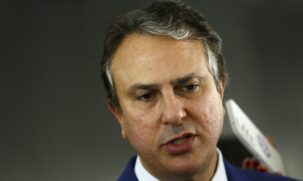 Camilo falou com a imprensa no Palácio do Planalto, após reunião com o presidente Luiz Inácio Lula da Silva
