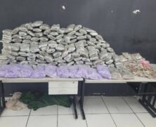 Os entorpecentes totalizaram aproximadamente 150 kg de drogas entre cocaína, maconha e crack