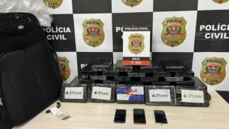 Foram apreendidos 40 quilos de cocaína
