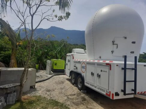 O equipamento vai ajudar a monitorar a ocorrência de temporais no litoral paulista