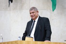 O presidente da Câmara Municipal de São Paulo, Milton Leite Richard Lourenço