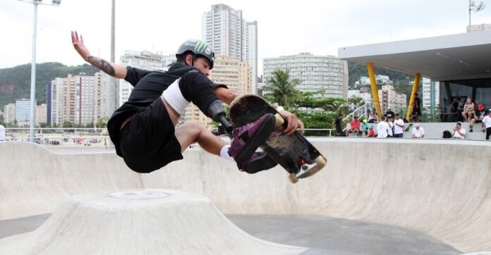 A pista do skatepark de Santos recebe o nome de