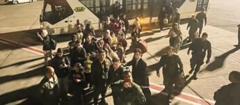 O primeiro grupo resgatado chegou ao país no dia 13 de novembro, também em um voo que saiu do Cairo