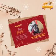 Chamada Natal na Confraria, a ação oferece um cartão de Natal virtual para apadrinhar os gatos que são cuidados pela ONG