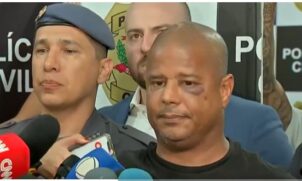 Em vídeo que circulou nas redes sociais, Marcelinho e Taís afirmam que estavam sequestrados pelo marido da vítima