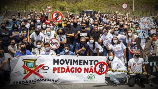 Moradores de Mogi das Cruzes criaram o Movimento Pedágio Não