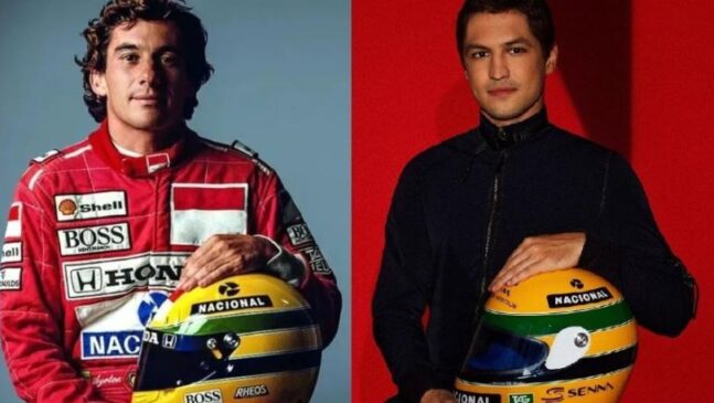 Gabriel também fala sobre a bênção da família do piloto e a força que recebeu das pessoas que acompanharam a trajetória de Senna