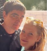 Samuel Rosa e sua esposa Laura Sarkovas
