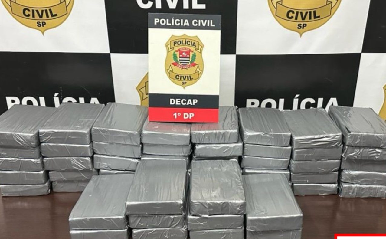 Drogas apreendidas durante a Operação Resgate