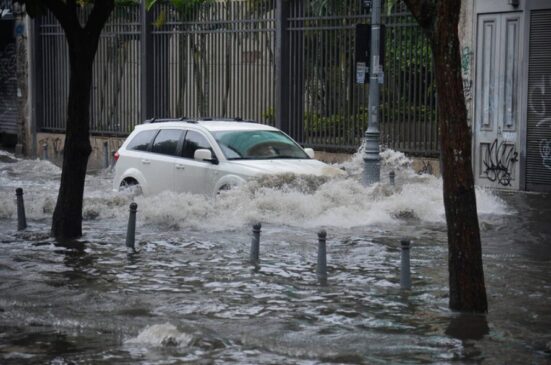Chuvas fortes atingiram o Rio de Janeiro