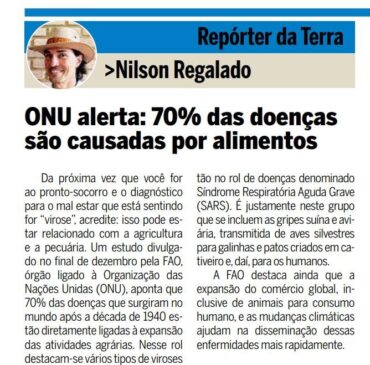 O risco à saúde global foi revelado com exclusividade há exatos dez anos, na primeira edição do Repórter da Terra, publicada pelo Diário do Litoral em 3 de janeiro de 2014