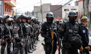 A violência causou pânico em municípios de todas as regiões equatorianas