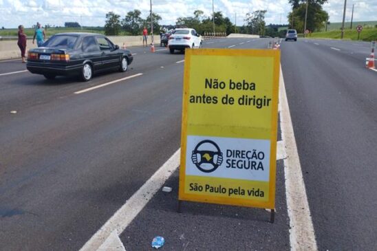 Ações de combate ao consumo de álcool por meio do aumento das Operações de Direção Segura Integrada