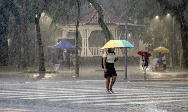 A capital paulista inicia o mês de março com chuvas fortes e altas temperaturas