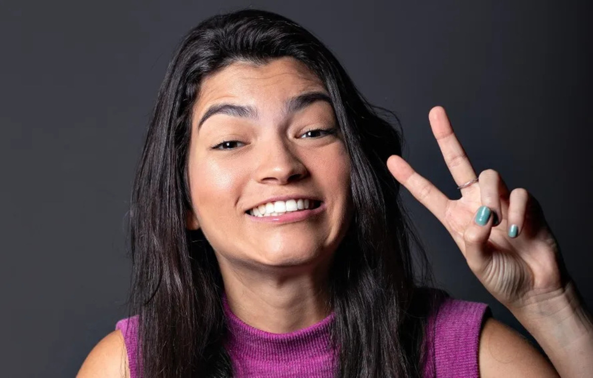 Lara Santana, influencer que se notabilizou por imitar homens 'héterotops'
