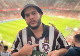 Pedro Certezas é botafoguense fanático e sofreu com zoações após a perda do título brasileiro de 2023