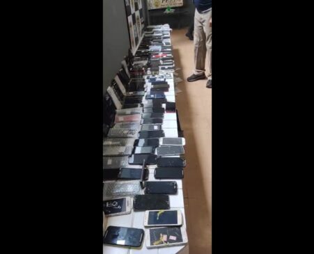 Apreensão de celulares contabilizou mais de 500 aparelhos