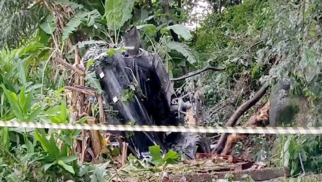 Queda de helicóptero em Barueri