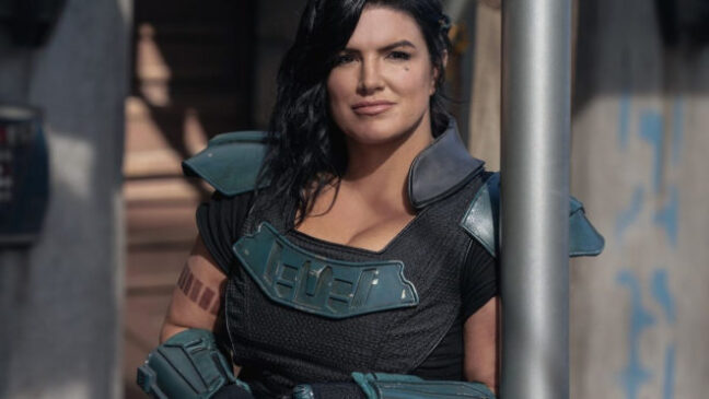 Atriz Gina Carano em 'O Mandaloriano'