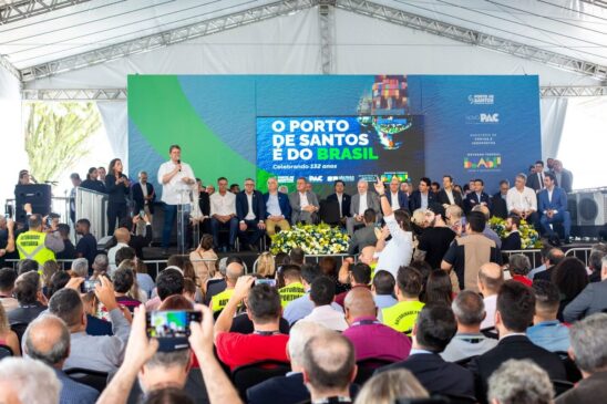 Cerimônia celebrou aniversário dos 132 Anos do Porto de Santos