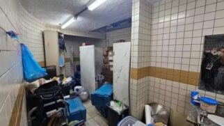 A cozinha improvisada foi fechada em operação conjunta com o Ministério Público Estadual e agentes do Instituto Municipal de Vigilância Sanitária