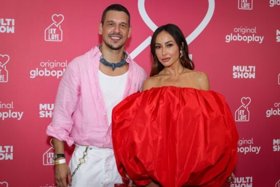 Sabrina Sato e João Vicente na pré estréia do reality 'Let Love'