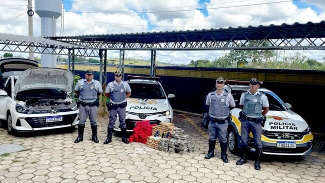 Menores são presos com quase 180 quilos de maconha em carro roubado em SP