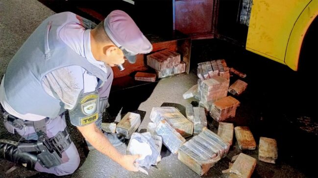 PM prende homem com quase 400 quilos de drogas em SP