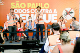 Na manhã desta quarta-feira (13) o prefeito de São Paulo, Ricardo Nunes (MDB) afirmou, em entrevista a jornalistas, novas medidas contra à dengue na capital paulista