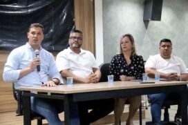 Sandro Ayres confirma racha com Aprígio e apoio a Engenheiro Daniel em coletiva Taboão da Serra