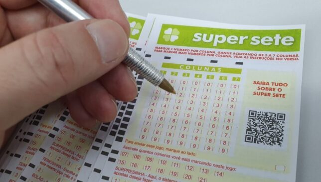 Loterias estima o prêmio da Super Sete em R$ 550 mil