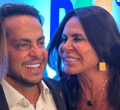Thammy Miranda e Gretchen, durante filiação ao PSD